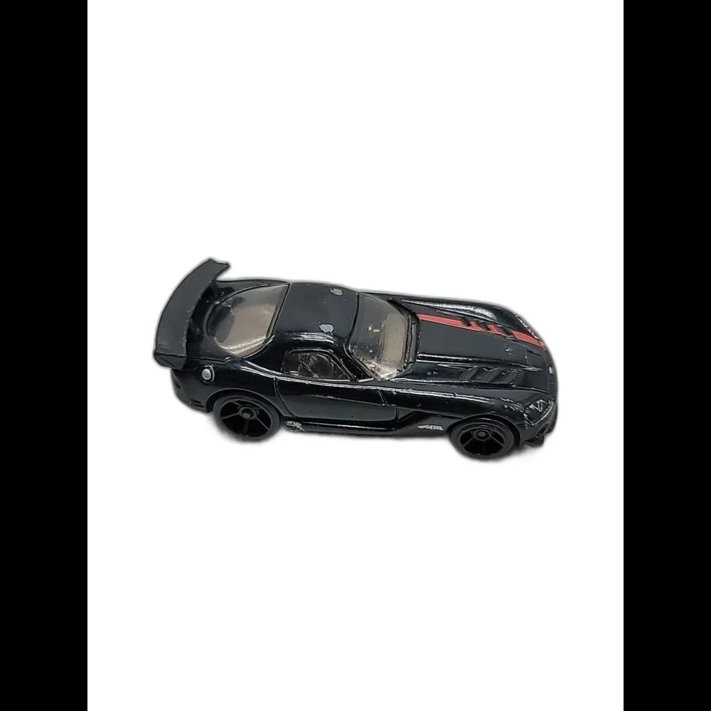 2009 HOT WHEELS DODGE CHRYSLER VIPER SRT10 ACR DIECAST CAR  BLACK RED 1:64